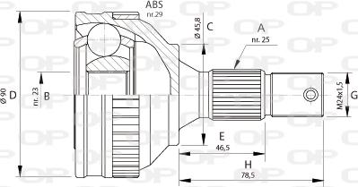 Open Parts CVJ5175.10 - Jeu de joints, arbre de transmission droxauto.com