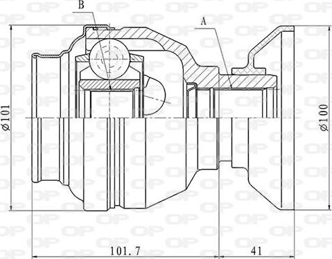 Open Parts CVJ5865.20 - Jeu de joints, arbre de transmission droxauto.com