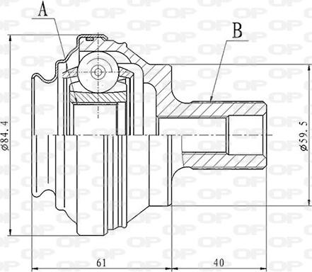 Open Parts CVJ5860.10 - Jeu de joints, arbre de transmission droxauto.com