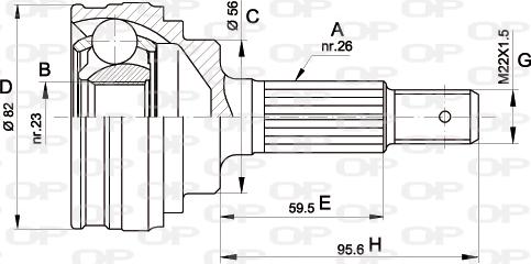 Open Parts CVJ5336.10 - Jeu de joints, arbre de transmission droxauto.com