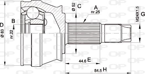 Open Parts CVJ5209.10 - Jeu de joints, arbre de transmission droxauto.com