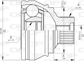 Open Parts CVJ5710.10 - Jeu de joints, arbre de transmission droxauto.com
