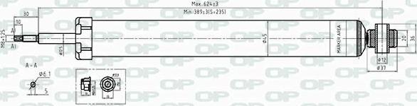 Open Parts SAB8432.32 - Amortisseur droxauto.com