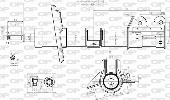 Open Parts SAB8597.31 - Amortisseur droxauto.com