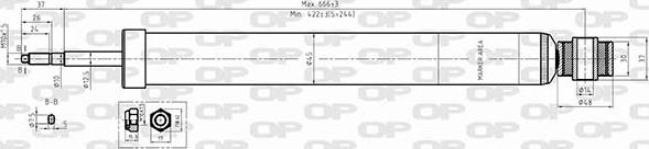 Open Parts SAB8581.32 - Amortisseur droxauto.com