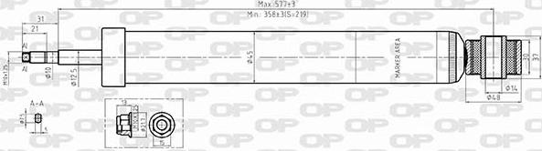 Open Parts SAB8582.32 - Amortisseur droxauto.com