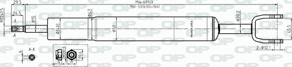 Open Parts SAB8527.31 - Amortisseur droxauto.com