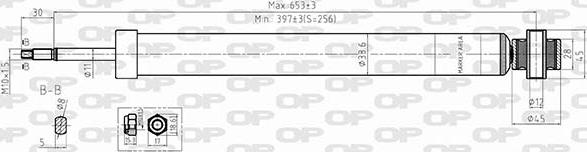 Open Parts SAB8572.32 - Amortisseur droxauto.com