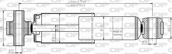 Open Parts SAB8647.32 - Amortisseur droxauto.com