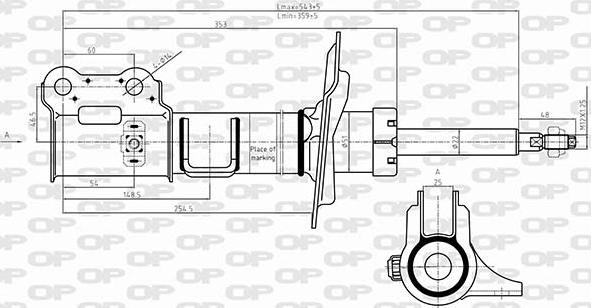 Open Parts SAB8627.31 - Amortisseur droxauto.com