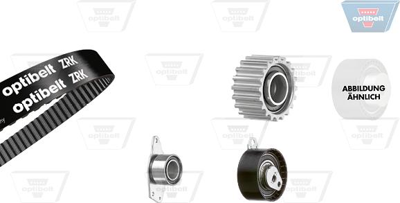 Optibelt KT 1493 - Kit de distribution droxauto.com