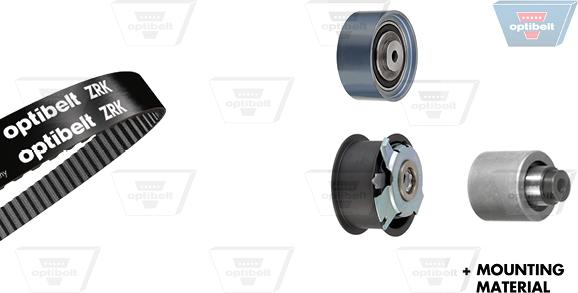 Optibelt KT 1403 - Kit de distribution droxauto.com