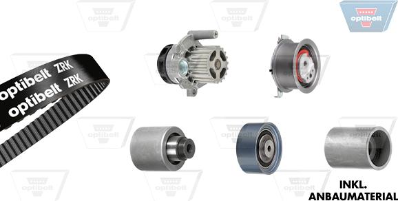 Optibelt KT 1420 W1 - Pompe à eau + kit de courroie de distribution droxauto.com