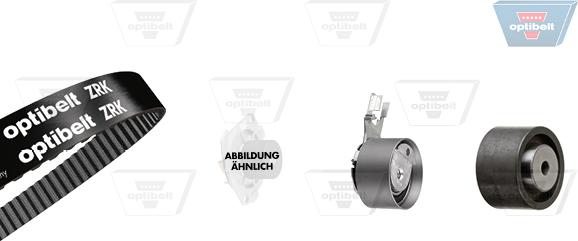 Optibelt KT 1474 W1 - Pompe à eau + kit de courroie de distribution droxauto.com