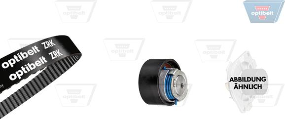 Optibelt KT 1554 W1 - Pompe à eau + kit de courroie de distribution droxauto.com