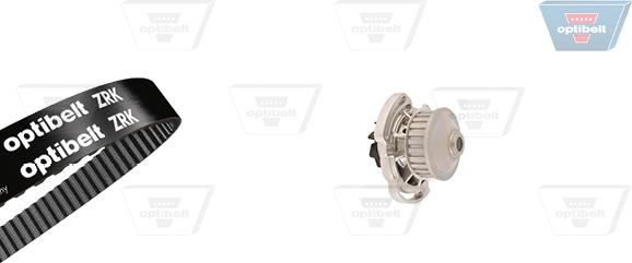 Optibelt KT 1567 W1 - Pompe à eau + kit de courroie de distribution droxauto.com