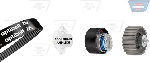 Optibelt KT 1527 W1 - Pompe à eau + kit de courroie de distribution droxauto.com