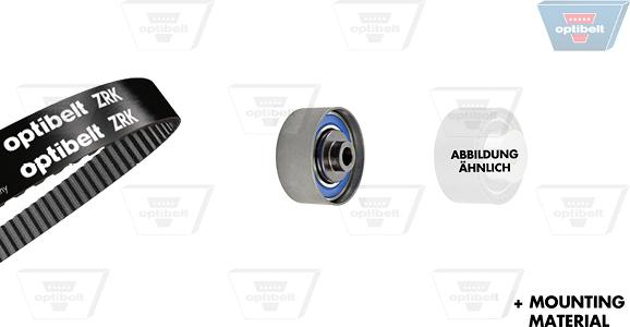 Optibelt KT 1627 - Kit de distribution droxauto.com