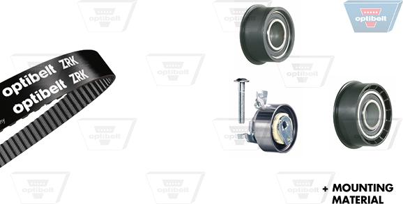 Optibelt KT 1024 - Kit de distribution droxauto.com