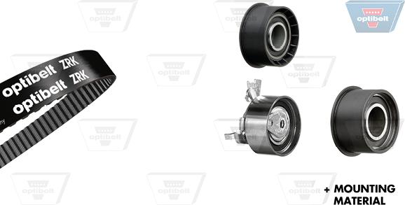 Optibelt KT 1025 - Kit de distribution droxauto.com