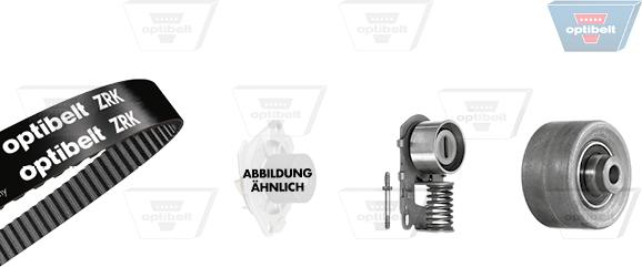 Optibelt KT 1070 W1 - Pompe à eau + kit de courroie de distribution droxauto.com