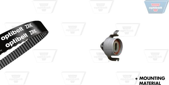 Optibelt KT 1286 - Kit de distribution droxauto.com