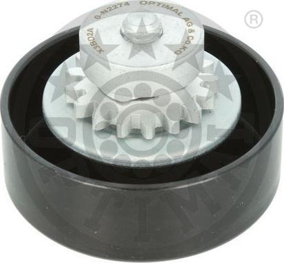 OPTIMAL 0-N2274 - Poulie renvoi / transmission, courroie trapézoïdale à nervures droxauto.com