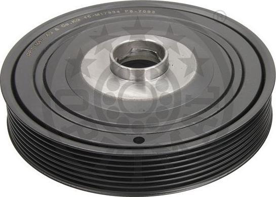OPTIMAL F8-7093 - Poulie, vilebrequin droxauto.com