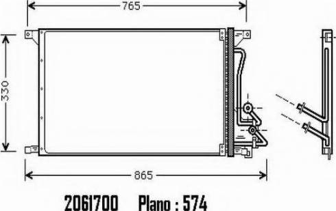 Ordonez 2061700 - Condensateur, climatisation droxauto.com