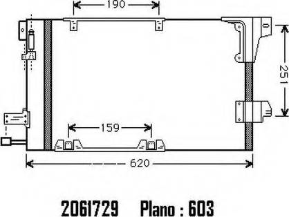Ordonez 2061729 - Condensateur, climatisation droxauto.com