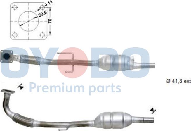Oyodo 10N0029-OYO - Catalyseur droxauto.com