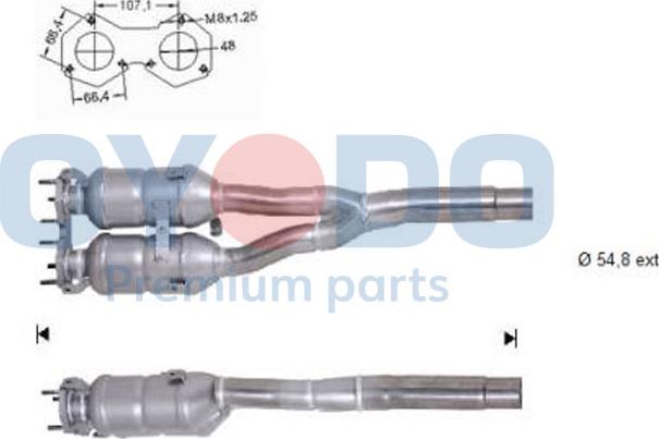 Oyodo 10N0144-OYO - Catalyseur droxauto.com