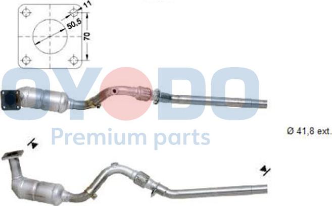 Oyodo 10N0139-OYO - Catalyseur droxauto.com