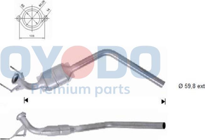 Oyodo 20N0081-OYO - Catalyseur droxauto.com