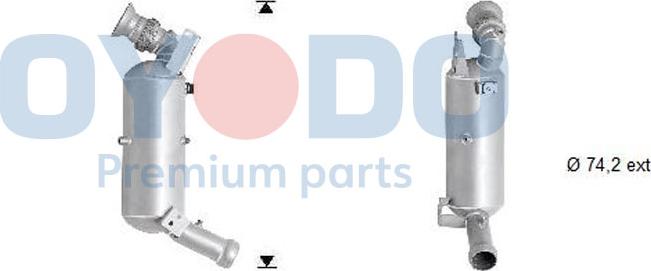 Oyodo 20N0111-OYO - Filtre à particules / à suie, échappement droxauto.com