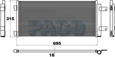PACO 5P5903 - Condensateur, climatisation droxauto.com