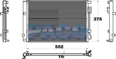 PACO 5P5813 - Condensateur, climatisation droxauto.com