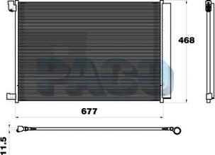 PACO 2P5717 - Condensateur, climatisation droxauto.com