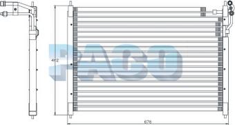 PACO CL5417 - Condensateur, climatisation droxauto.com