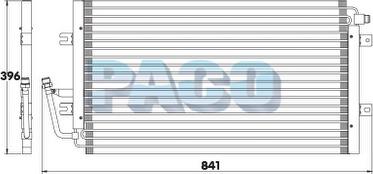 PACO PL3949 - Condensateur, climatisation droxauto.com