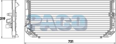 PACO CL3953 - Condensateur, climatisation droxauto.com