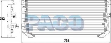 PACO CL3919 - Condensateur, climatisation droxauto.com