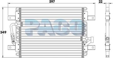 PACO CL3552 - Condensateur, climatisation droxauto.com