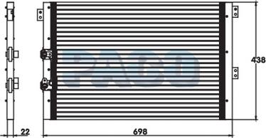 PACO CL3054 - Condensateur, climatisation droxauto.com