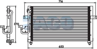 PACO CL3050 - Condensateur, climatisation droxauto.com