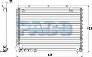 PACO CL3064 - Condensateur, climatisation droxauto.com