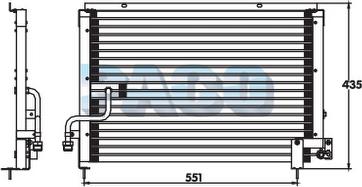 PACO CL3006 - Condensateur, climatisation droxauto.com