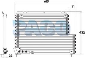 PACO CL3031 - Condensateur, climatisation droxauto.com