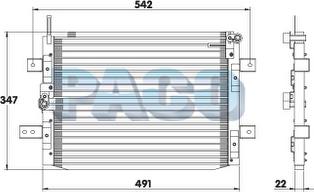 PACO CL3123 - Condensateur, climatisation droxauto.com