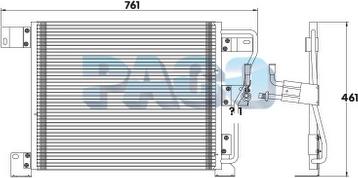 PACO CL3846 - Condensateur, climatisation droxauto.com